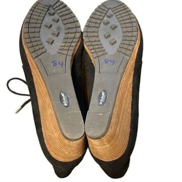 Dr. Scholl’s Conquer Black Wedge Heel Lace-up Booties - 10M - Picture 12 of 14